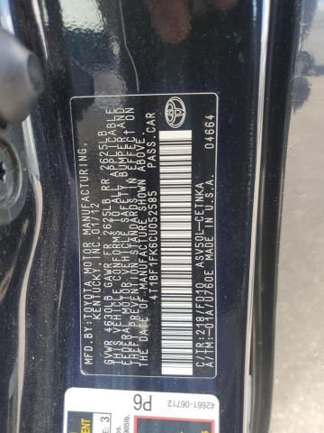 2012 Toyota Camry Base