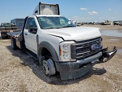 Ford salvage cars for sale: 2024 Ford F450 Super Duty Flatbed Truck