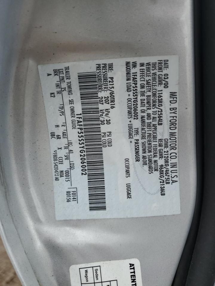 2000 Ford Taurus ses