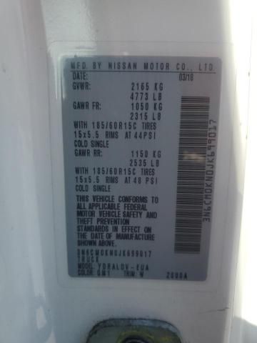 2018 Nissan NV200 2.5S