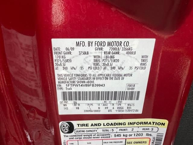2009 Ford F150 Supercrew