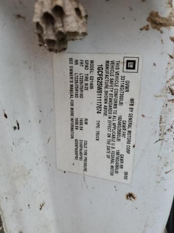 2001 Chevrolet Express G2500