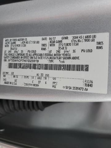 2017 Ford F150 Supercrew