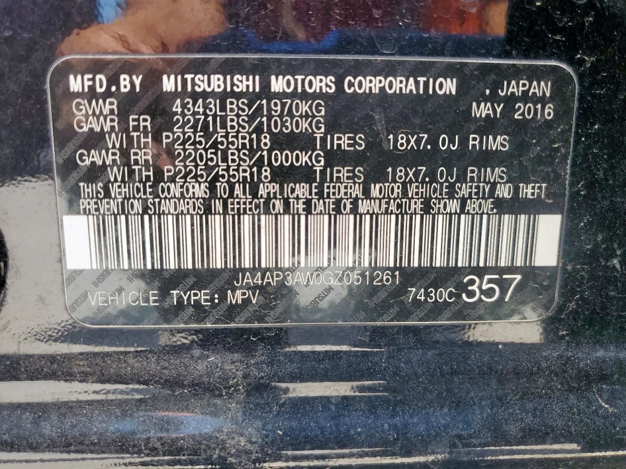 2016 Mitsubishi Outlander Sport es