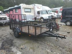 Salvage trucks for sale at Sandston, VA auction: 2024 Carry-On 6X10GWHS-LEO Utility Trailer