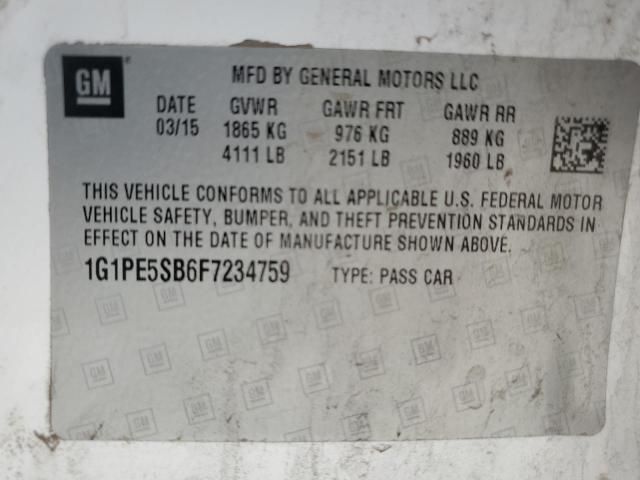 2015 Chevrolet Cruze LT