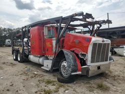 Salvage trucks for sale at Riverview, FL auction: 2007 Peterbilt 379 Car Carrier Truck