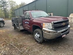 Salvage trucks for sale at North Billerica, MA auction: 2003 Chevrolet Silverado K3500