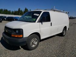 Salvage trucks for sale at Graham, WA auction: 2016 Chevrolet Express G2500
