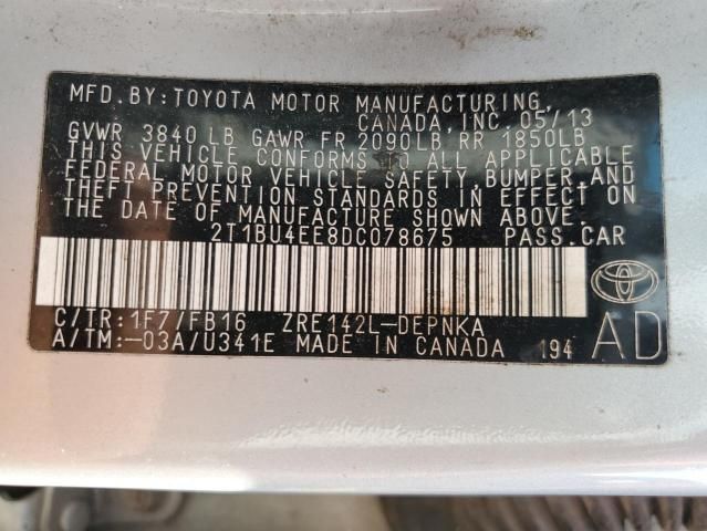 2013 Toyota Corolla Base