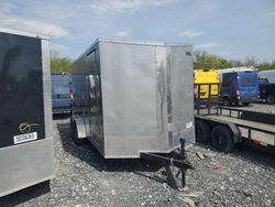 Salvage trucks for sale at Grantville, PA auction: 2023 LGS Enclosed Cargo Trailer