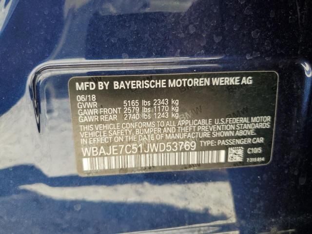 2018 BMW 540 XI