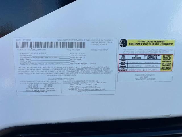 2021 Keystervco PASSP268BH