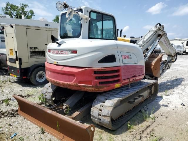 2018 Takeuchi TB290 Mini Excavator