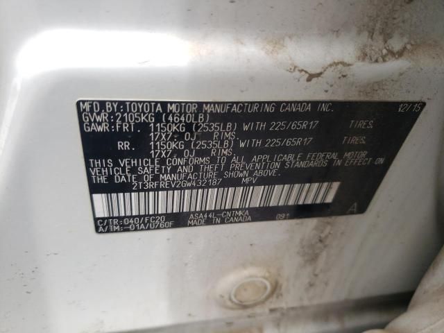 2016 Toyota Rav4 XLE