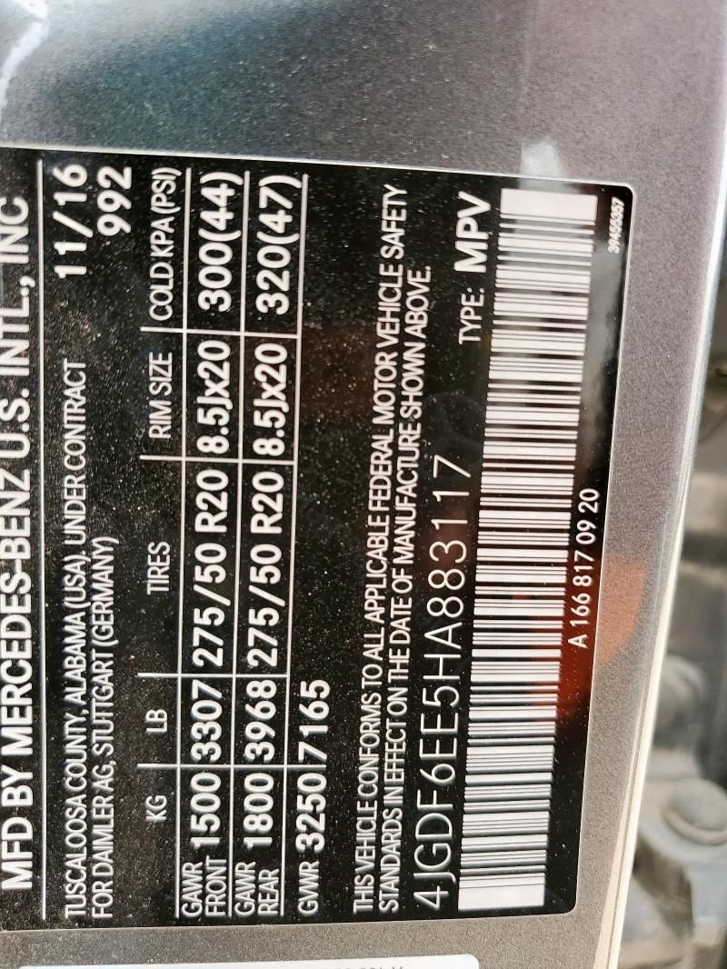 2017 Mercedes-Benz GLS 450 4matic
