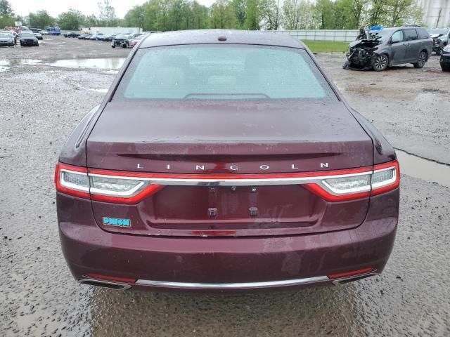 2017 Lincoln Continental Premiere