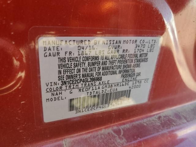2016 Nissan Versa Note S
