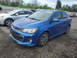 Chevrolet Sonic salvage cars for sale: 2017 Chevrolet Sonic LT