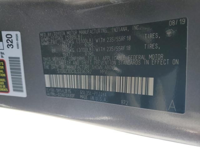 2020 Toyota Sienna XLE