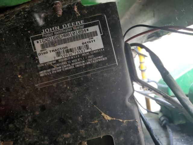 2012 John Deere D160 Lawn Tractor