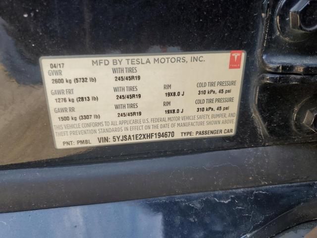 2017 Tesla Model S