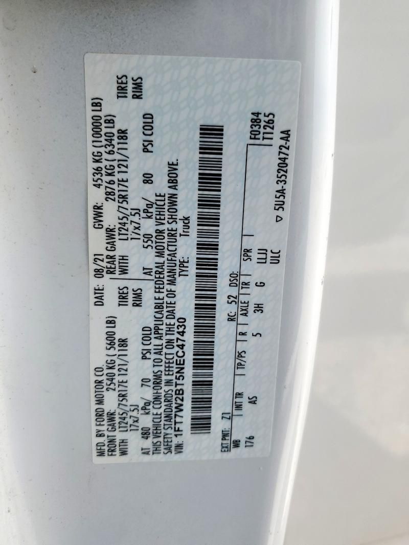 2022 Ford F250 Super Duty