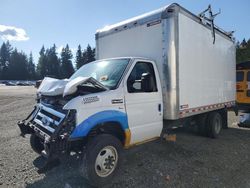 Salvage trucks for sale at Arlington, WA auction: 2018 Ford Econoline E350 Super Duty Cutaway Van