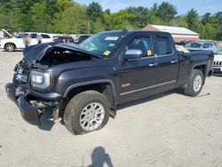 Salvage cars for sale from Copart Mendon, MA: 2016 GMC Sierra K1500 SLE