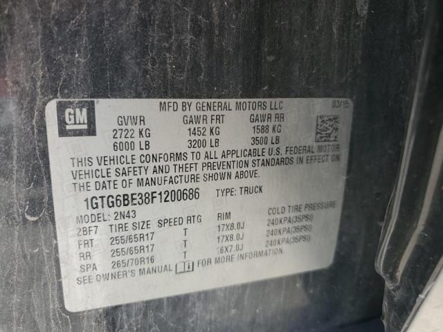 2015 GMC Canyon SLE