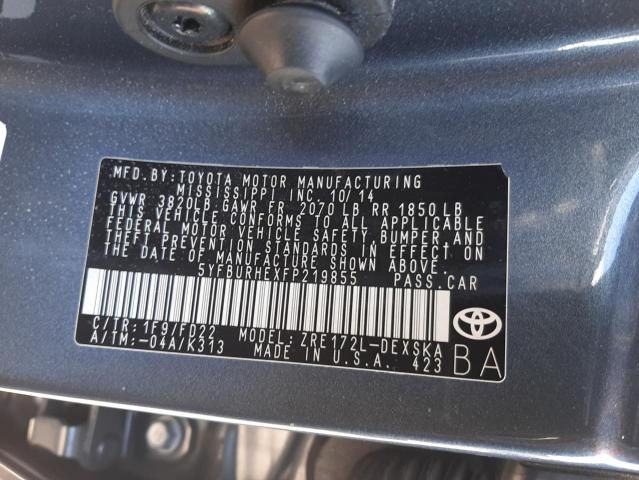 2015 Toyota Corolla L