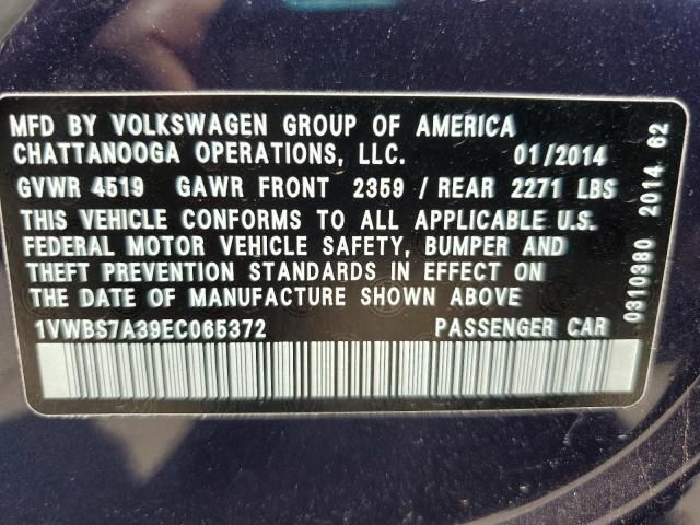 2014 Volkswagen Passat SE