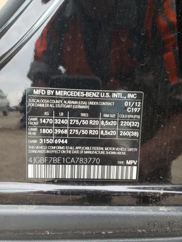 2012 Mercedes-Benz GL 450 4matic