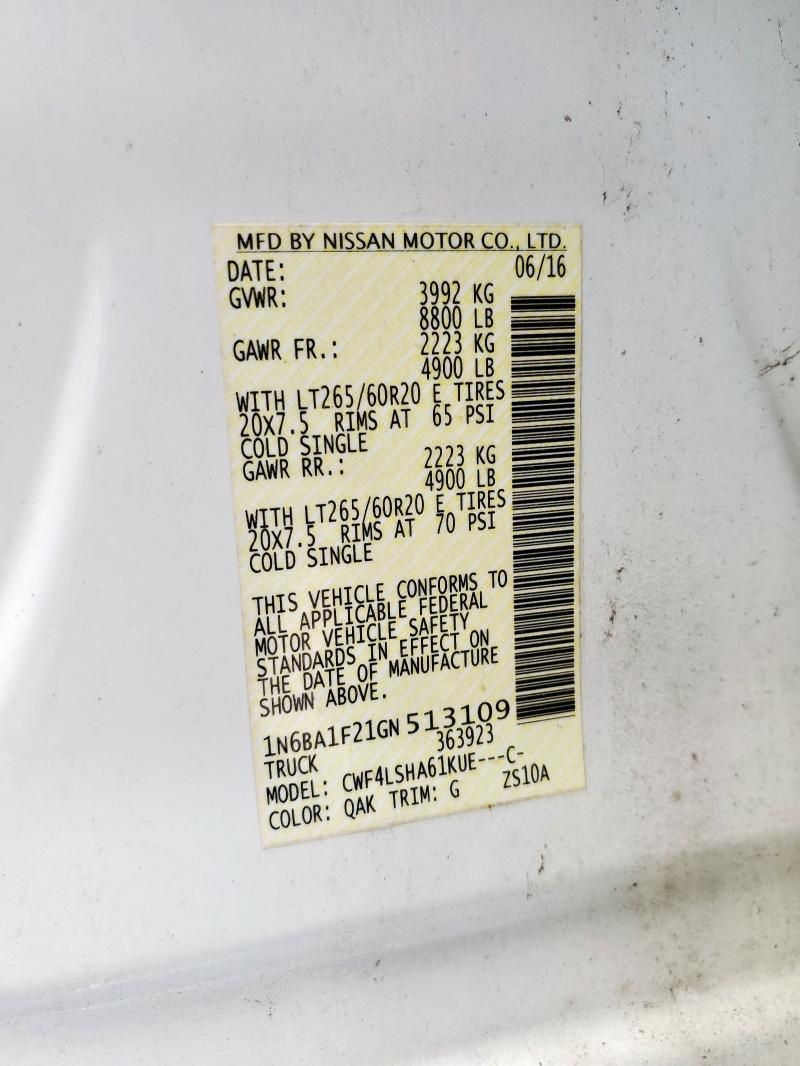 2016 Nissan Titan XD SL