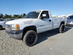 Salvage trucks for sale at Martinez, CA auction: 2002 GMC Sierra C2500 Heavy Duty
