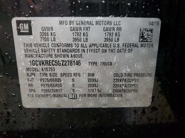 2016 Chevrolet Silverado K1500 LT