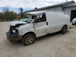 Salvage trucks for sale at Candia, NH auction: 2008 Chevrolet Express G1500