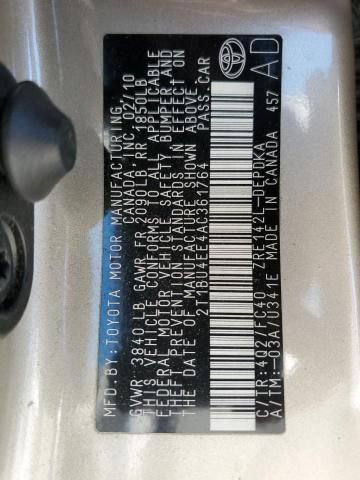 2010 Toyota Corolla Base