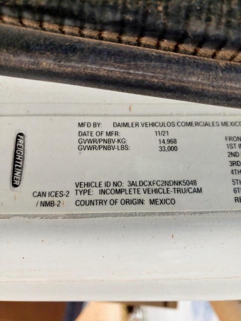 2022 Freightliner M2 106 Medium Duty