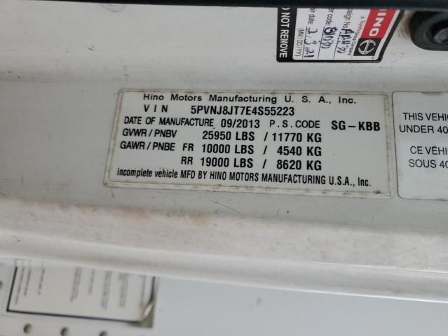 2014 Hino 258 268