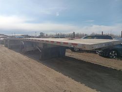 Salvage trucks for sale at Anchorage, AK auction: 2020 Wilson Flatbed Trailer