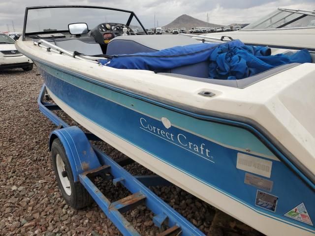 1990 Correct Craft Boat With Trailer