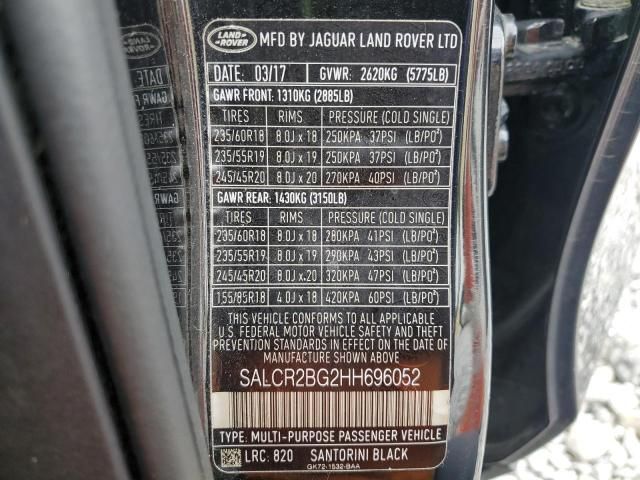 2017 Land Rover Discovery Sport HSE