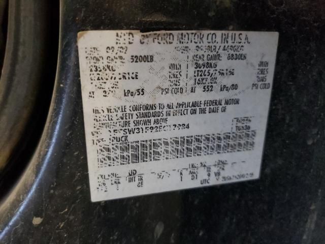 2002 Ford F350 SRW Super Duty