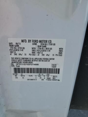 2013 Ford F150 Super Cab