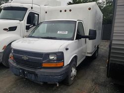 Salvage trucks for sale at Waldorf, MD auction: 2013 Chevrolet Express G3500