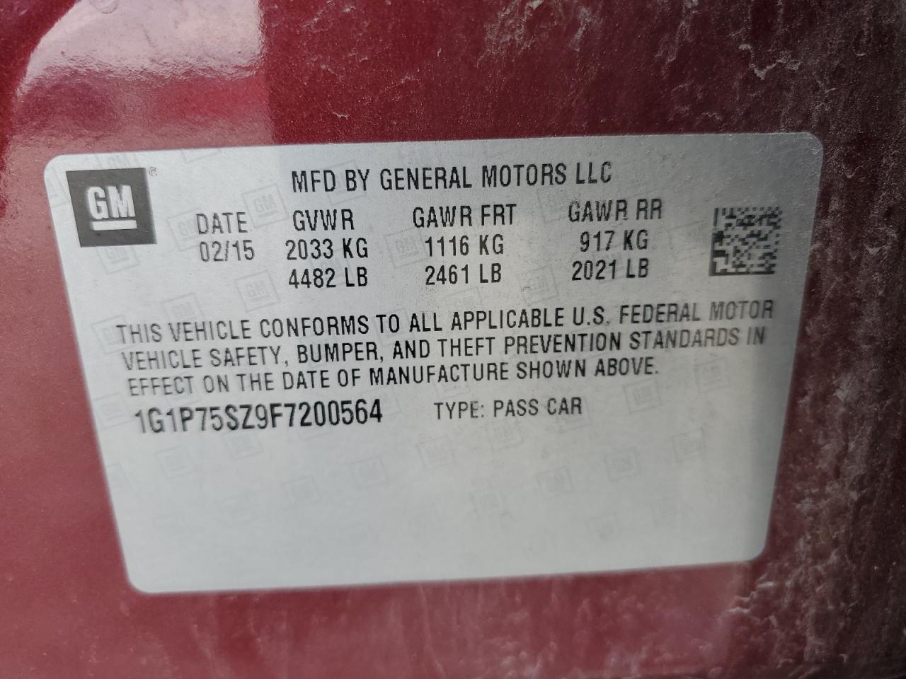 2015 Chevrolet Cruze