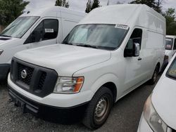 Salvage trucks for sale at Graham, WA auction: 2015 Nissan NV 2500