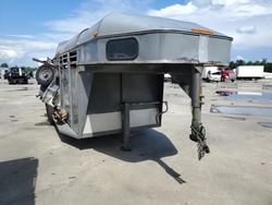 Salvage cars for sale from Copart Lumberton, NC: 2001 Chaparral Livestock Trailer