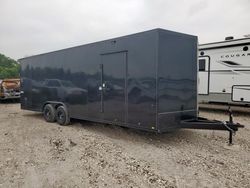 Salvage trucks for sale at Corpus Christi, TX auction: 2025 Pace American KP-DXC10224-100 Enclosed Cargo Trailer